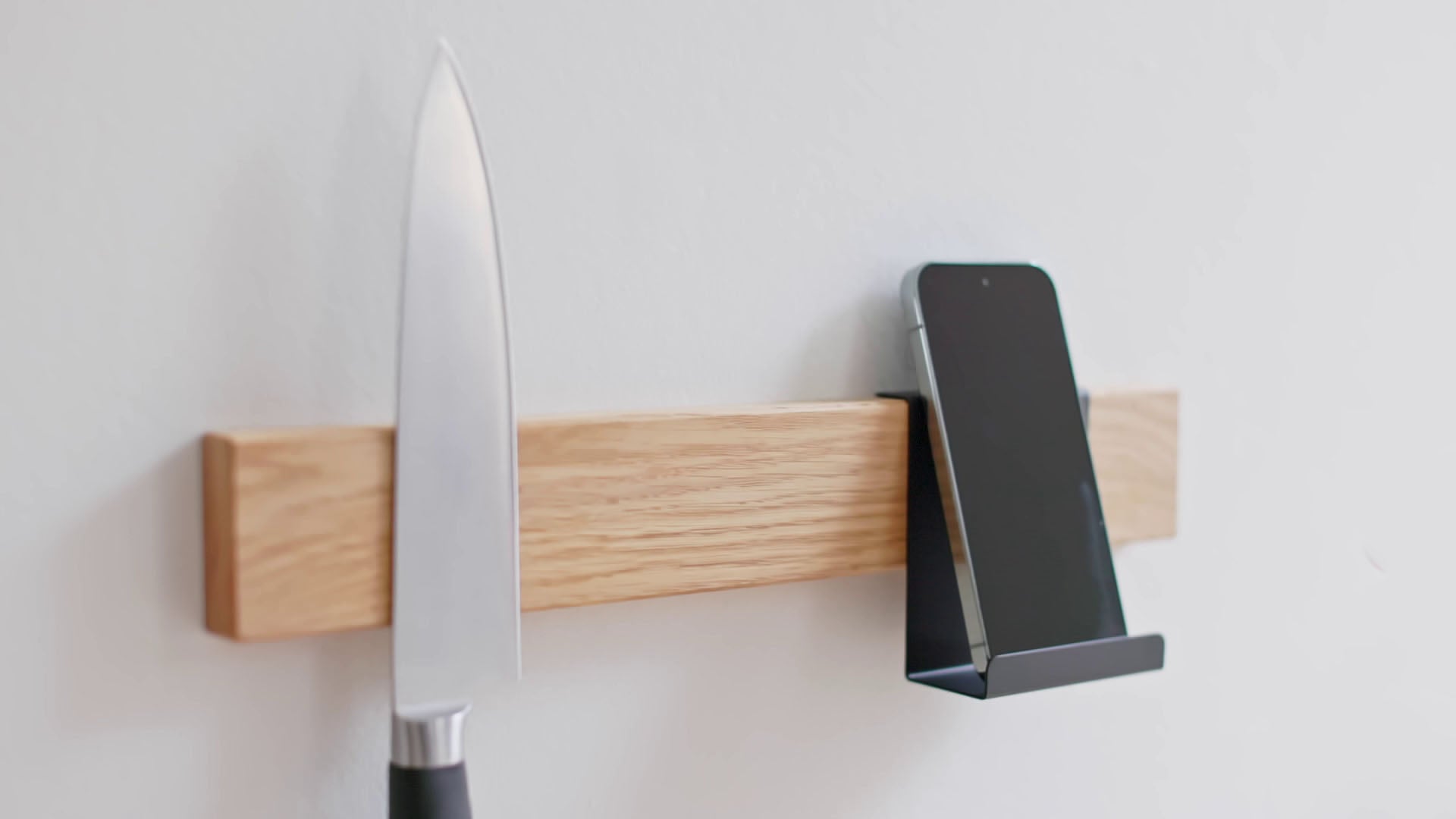 Mobilholder til knivmagnet - Sort