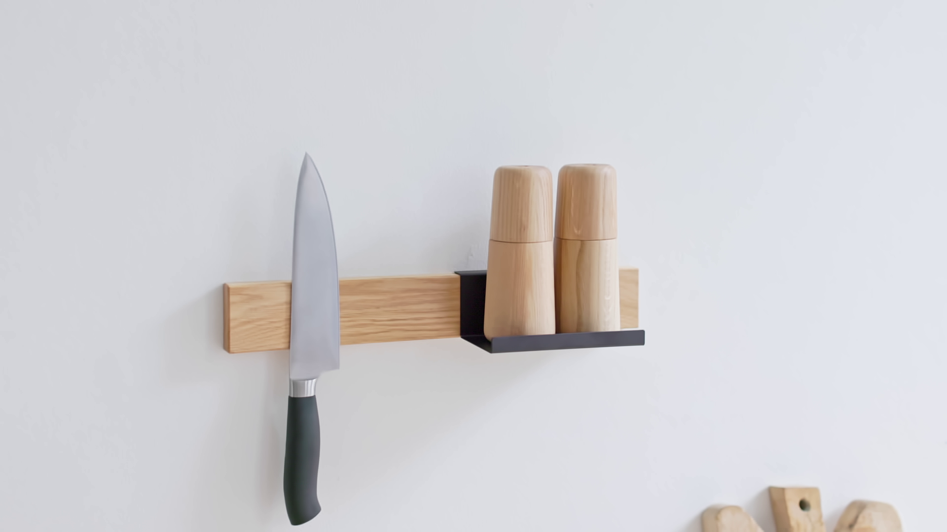 Hylde til knivmagnet - Sort